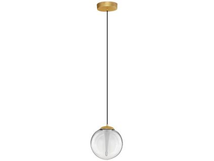 Skleněné závěsné LED světlo Nova Luce Gi 22 cm
