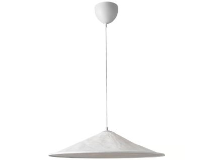Bílé závěsné světlo Hill 55 cm