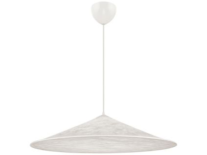 Bílé závěsné světlo Hill 85 cm