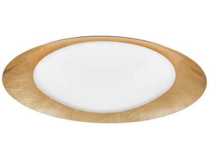 Zlaté kovové stropní LED světlo Nova Luce Zano 50 cm