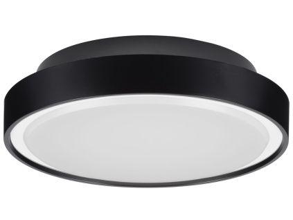 Černé kovové venkovní stropní LED světlo Nova Luce Sky 30 cm