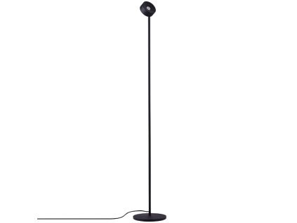 Černá kovová stojací LED lampa Nova Luce Irida 121 cm