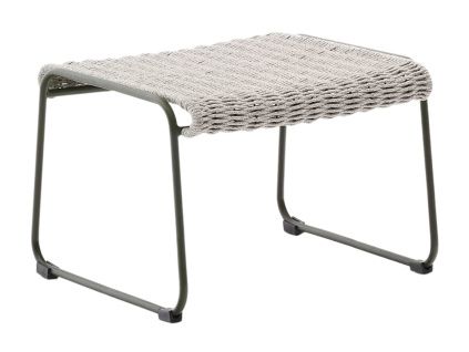 Světle šedá zahradní podnožka Kave Home Maurina