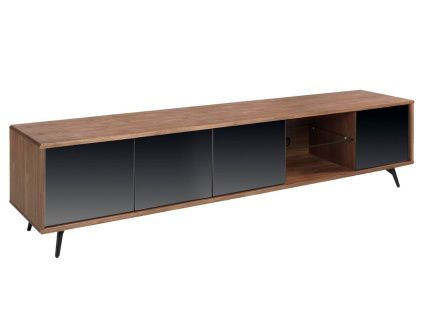 Ořechový TV stolek Angel Cerdá No. 3048, 240 x 45 cm