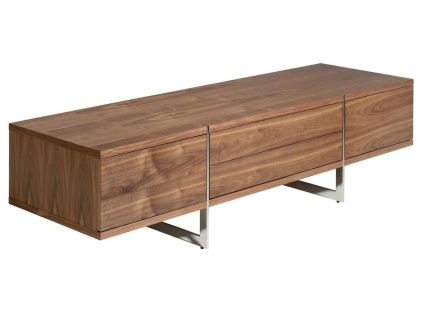 Ořechový TV stolek Angel Cerdá No. 3045, 180 x 56 cm