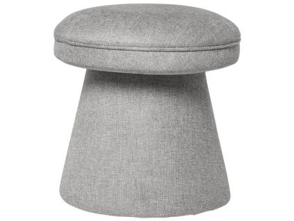 Šedý čalouněný taburet Somcasa Albin 45 cm