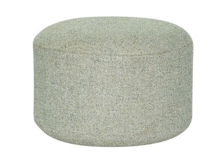 Světle zelený čalouněný puf Hübsch Marshmellow 52 cm
