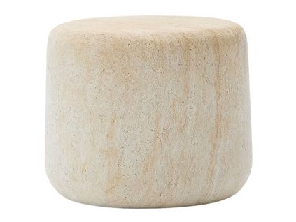 Béžový cementový zahradní stolek Kave Home Drasi 60 cm
