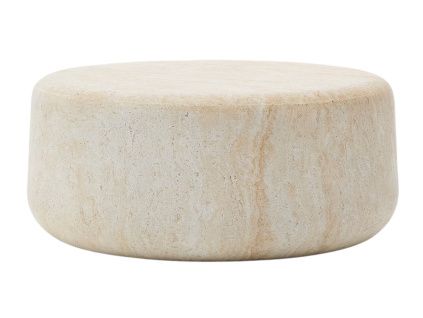 Béžový cementový zahradní stolek Kave Home Drasi 90 cm