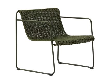 Zelené zahradní křeslo Kave Home Maurina