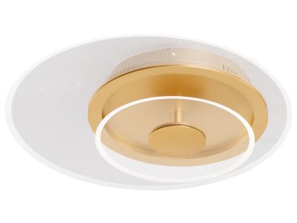 Zlaté kovové stropní LED světlo Nova Luce Copo 40 cm