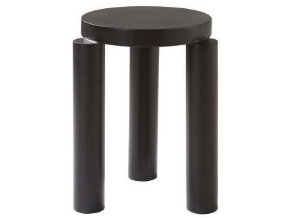 Černý kovový odkládací stolek SALA 36 cm