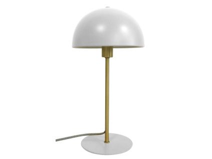Bílá kovová stolní lampa Lacy