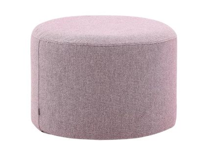 Fialový čalouněný taburet Kave Home Kaeli 60 cm