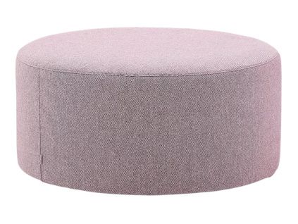 Fialový čalouněný taburet Kave Home Kaeli 90 cm