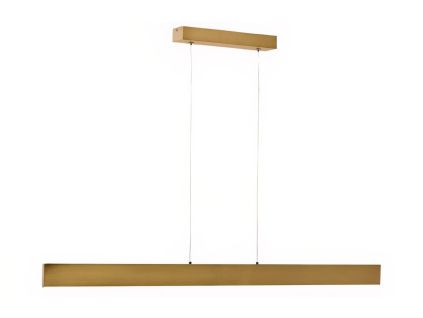 Zlaté závěsné LED světlo Kave Home Boadella 101 cm