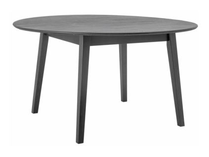 Černý dubový jídelní stůl Bloomingville Peron 140 cm