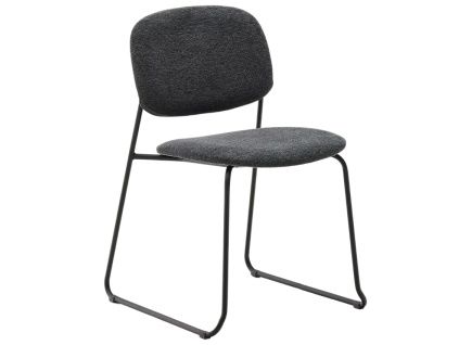 Tmavě šedá jídelní židle Kave Home Meli