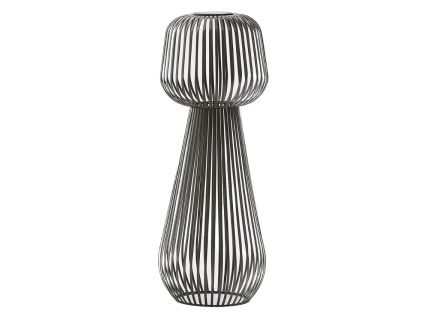 Zelená kovová zahradní solární LED lampa Kave Home Reiba 72 cm