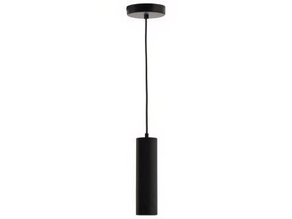 Černé kovové závěsné LED světlo Kave Home Andia