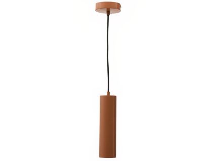 Terakotově červené kovové závěsné LED světlo Kave Home Andia