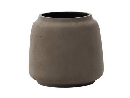 Šedý zahradní květináč Kave Home Lira Ø 40 cm