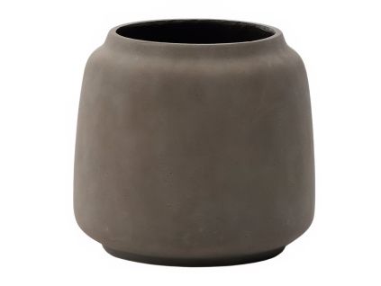 Šedý zahradní květináč Kave Home Lira Ø 53 cm