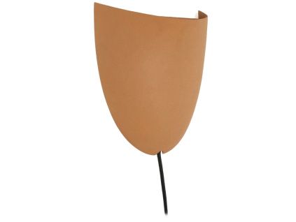 Béžové kovové nástěnné světlo Kave Home Nibla