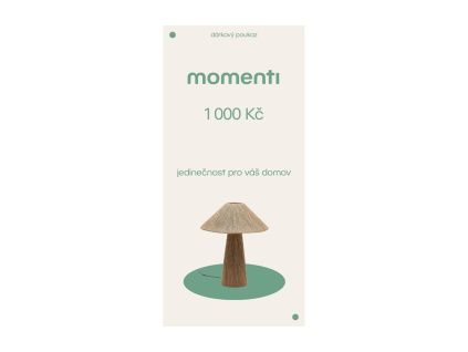 Designový poukaz 1000 Kč