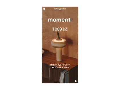 Designový poukaz 1000 Kč