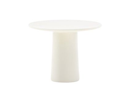 Bílý zahradní stolek Kave Home Albanella 65 cm