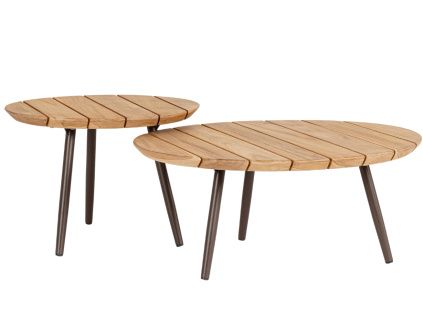 Set dvou zahradních stolků Talaia 50/70 cm