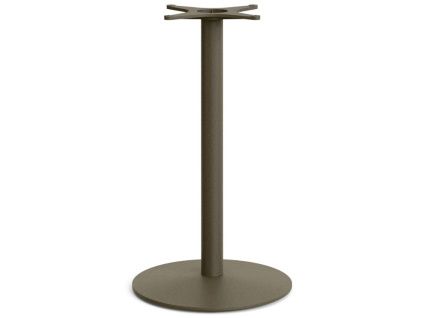 Tmavě zelená kovová podnož k barovému stolu Kave Home Esilda 96 cm