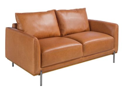 Kožená pohovka No. 6129, 164 cm