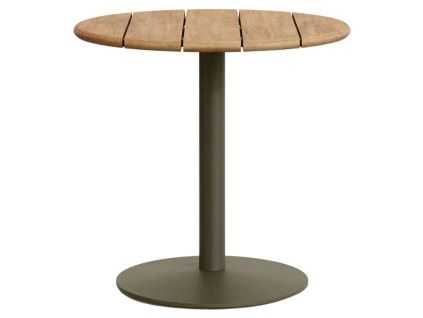 Dřevěný bistro stolek Kave Home Esilda 80 cm