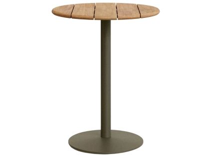 Dřevěný barový stůl Kave Home Esilda 80 cm