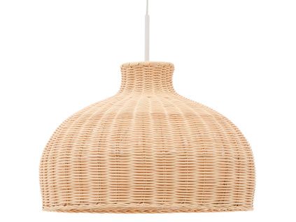 Ratanové stínidlo kave home Ennia  Ø 38 cm
