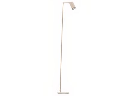 Béžová kovová stojací lampa Kave Home Manie 147 cm
