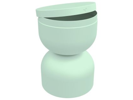 Mátově zelený hliníkový zahradní stolek Fermob Piapolo 32 cm