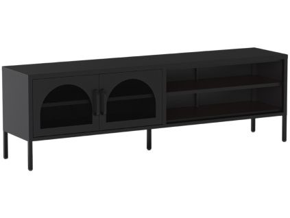 Kovový TV stolek Diora 160 x 35 cm