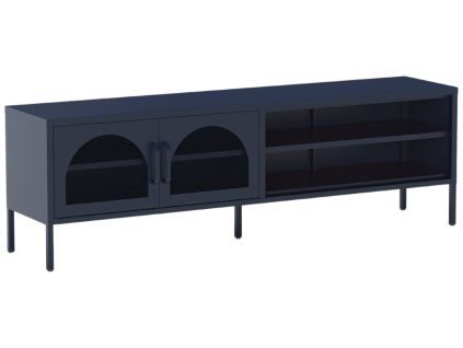 Kovový TV stolek Diora 160 x 35 cm
