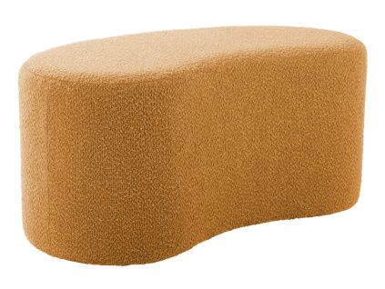 Bouclé taburet Ada Wave 80 x 43 cm