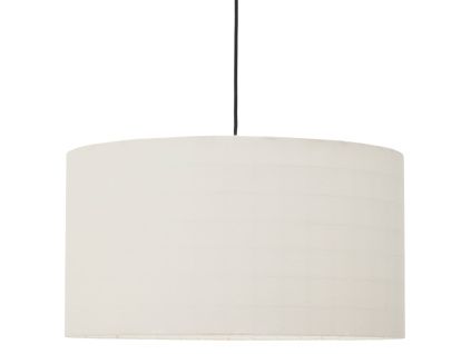 Bílé bavlněné stínidlo Kave Home Dulan Ø 45 cm