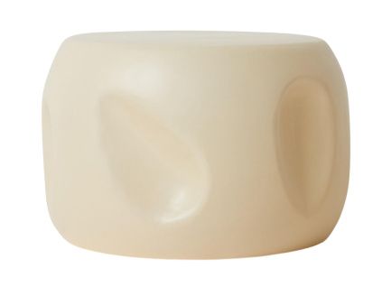 Béžový keramický odkládací stolek Currents 50 cm