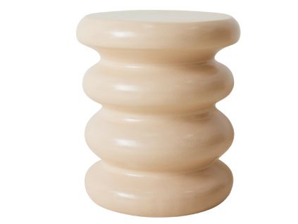 Béžový odkládací stolek Allure 29 cm