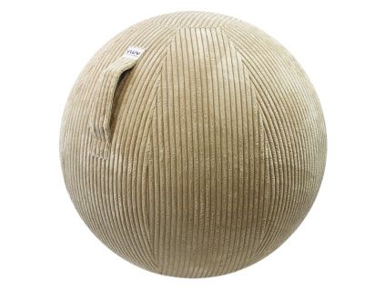 Manšestrový sedací / gymnastický míč BOL VLIP Ø 65 cm