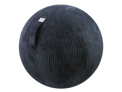 Manšestrový sedací / gymnastický míč BOL VLIP Ø 65 cm