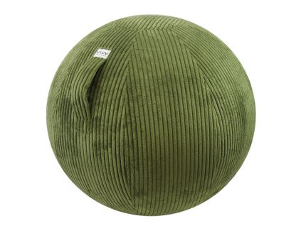 Manšestrový sedací / gymnastický míč BOL VLIP Ø 65 cm