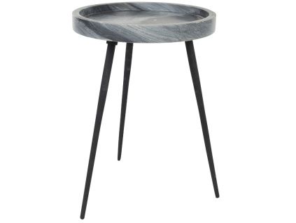 Mramorový odkládací stolek KARRARA 33 cm