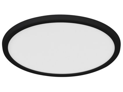 Černé plastové stropní LED světlo Oja Smart 29 cm